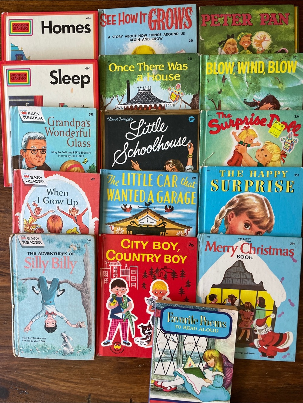 16 Wonderbooks or wonder books brand vintage children’s books hardcovers 50s